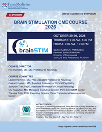 Brain Stimulation CME Course 2026 Banner